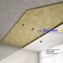 Система звукоизоляции под натяжной потолок «Стандарт М»